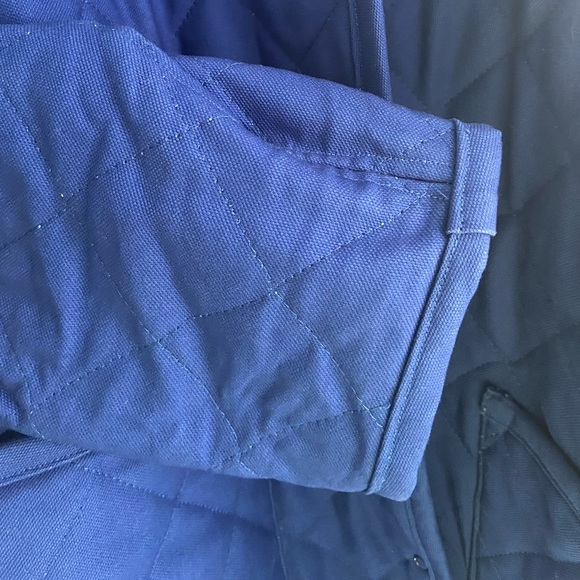 SOLD Seek Shelter Quilted Milo Coat in Cobalt Blue - Picture 5 of 9